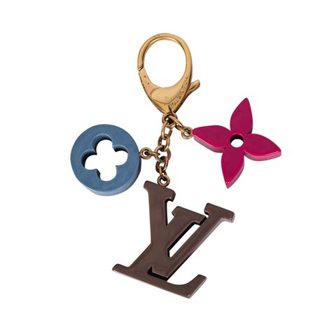 louis vuitton fleur d'epi bag charm|Fleur de Monogram Bag Charm S00 .